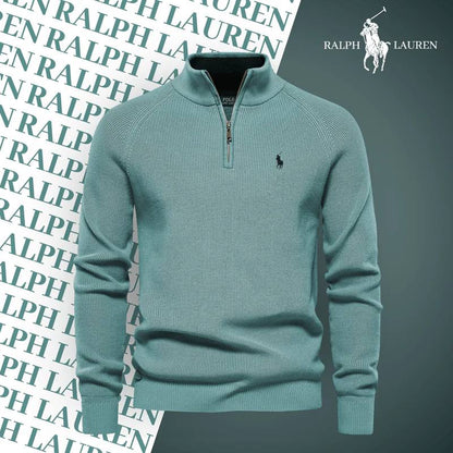 RL – Maglione con collo zip