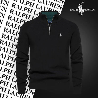 RL – Maglione con collo zip