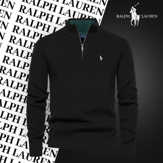 RL – Maglione con collo zip